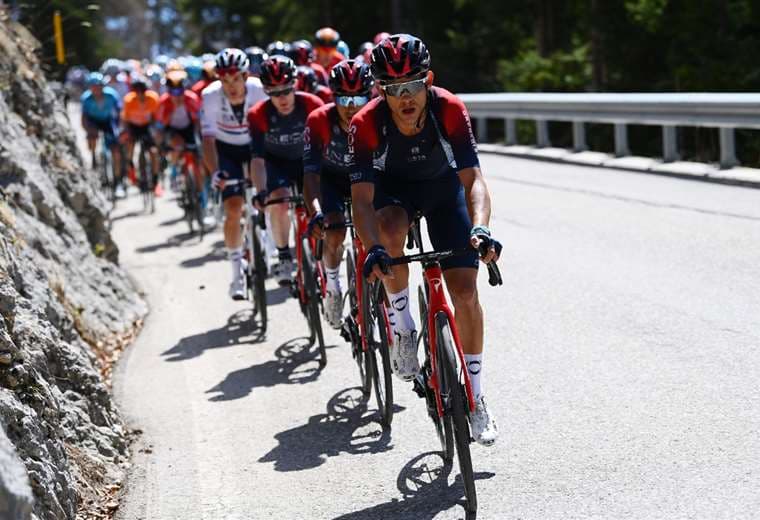 Andrey Amador inició competencia en el Tour de los Alpes.