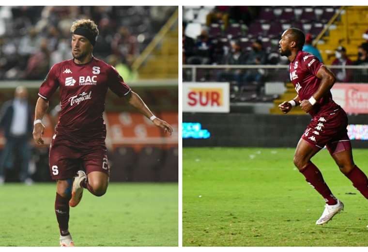 Christian Bolaños y Kendall Waston.