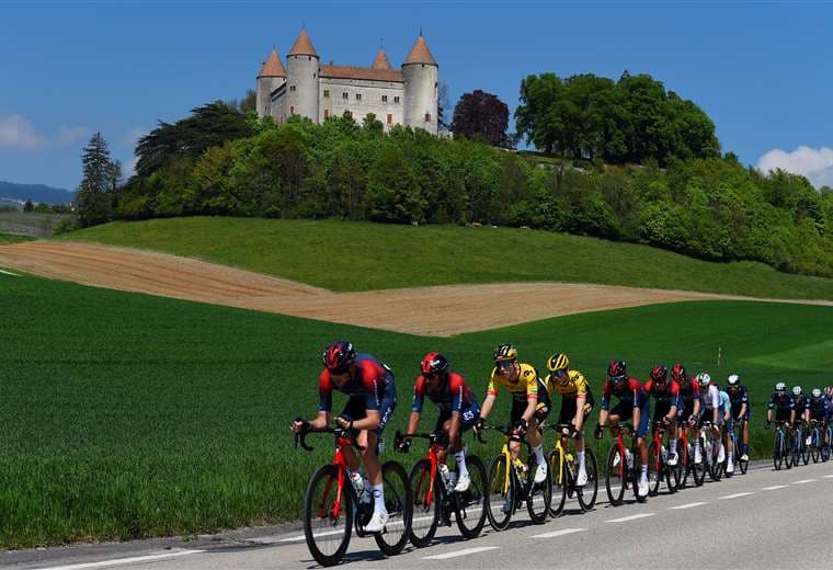 Andrey Amador en el Tour de Romandía.