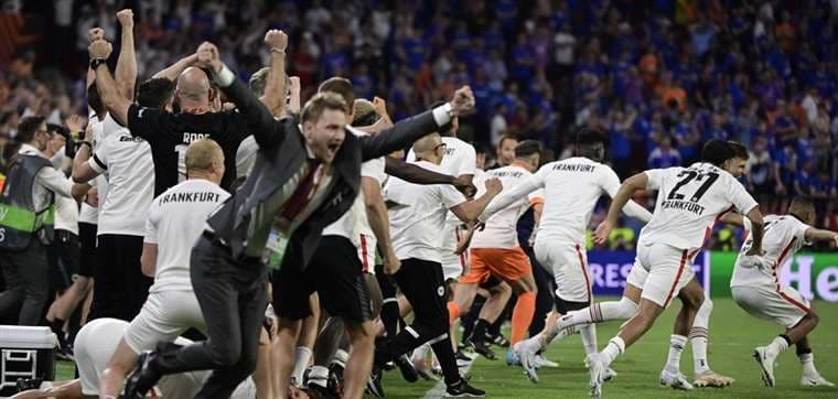 Eintracht de Fráncfort. AFP