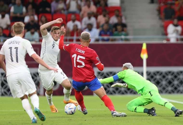 Costa Rica disputó el repechaje ante Nueva Zelanda.