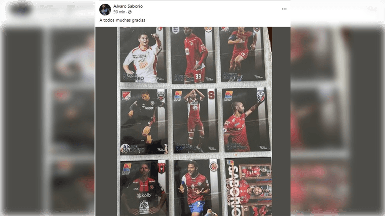 Álvaro Saborío le agradeció a todos los equipos en los que ha jugado.