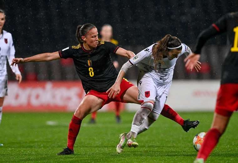Selección femenina de Bélgica. AFP