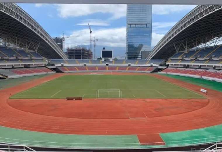 Así luce el Estadio Nacional.