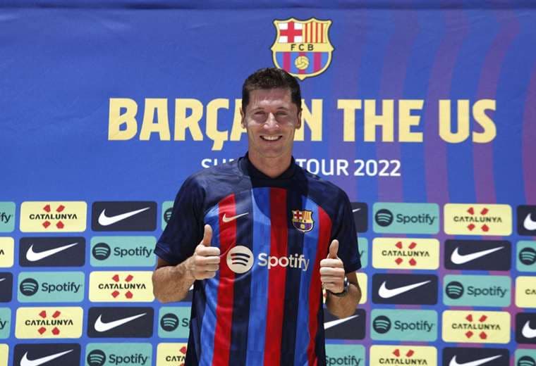 Robert Lewandowski. AFP