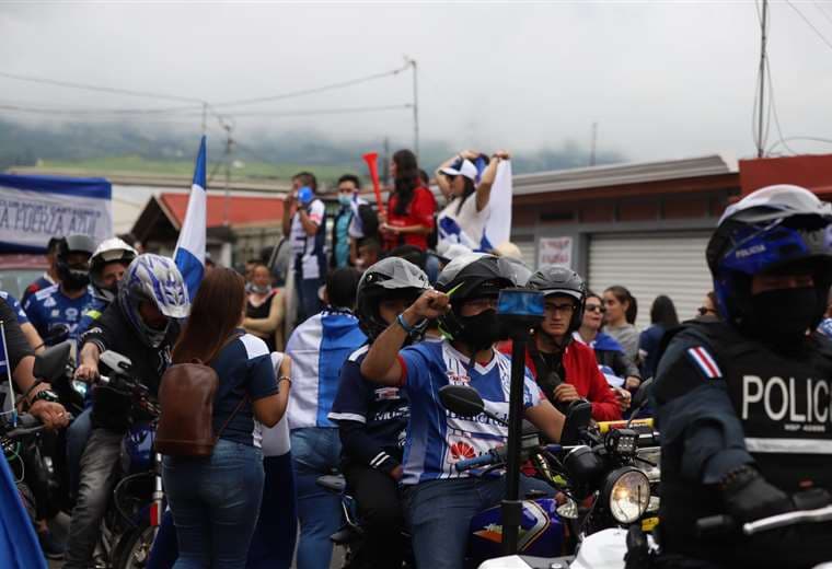 Buen ambiente se vivió en la previa de la gran final entre Cartaginés y Alajuelense.