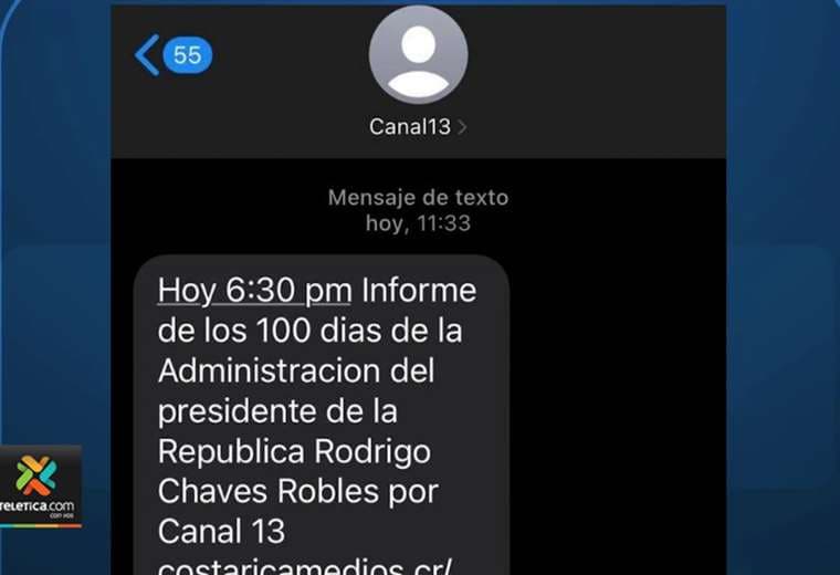 Abren investigación por mensaje de Canal 13 para ver informe de presidente Chaves