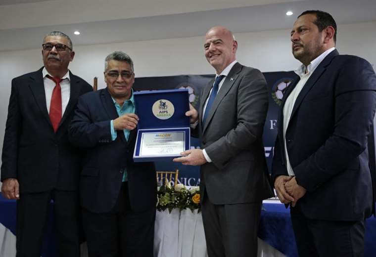 Gianni Infantino visitó Nicaragua.
