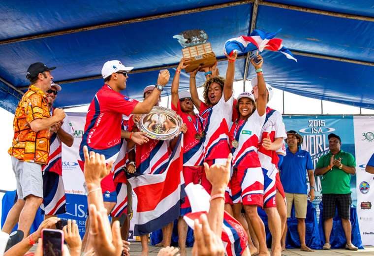 Selección de surf se coronó en el 2015. FedeSurfCR