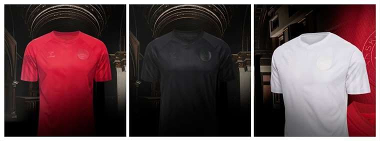 Hummel oculta su logo en la camiseta de Dinamarca como protesta contra Qatar