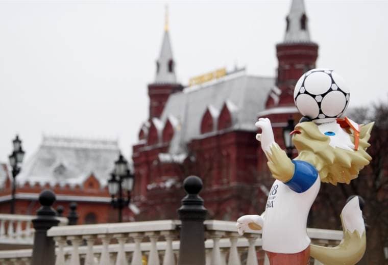 Zabivaka, mascota del Mundial de Rusia 2018. 