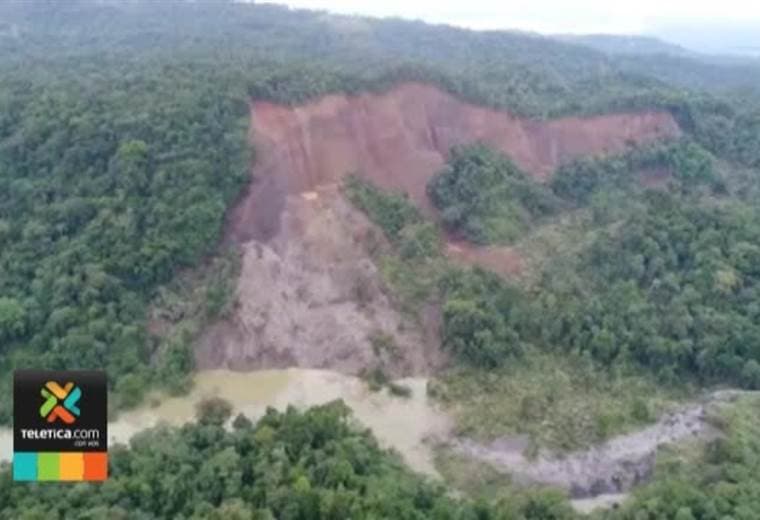 CNE confirma que inició el proceso de erosión del deslizamiento sobre el río Madre de Dios