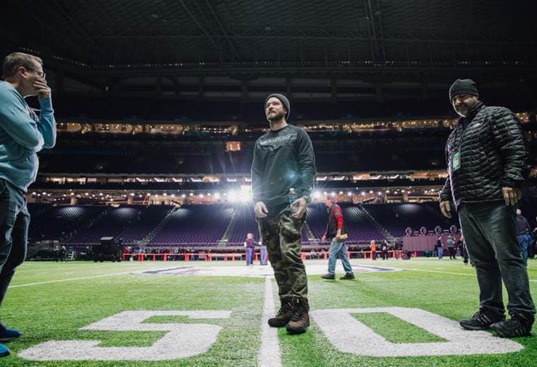 Justin Timberlake será el protagonista en el espectáculo de medio tiempo del Super Bowl. 