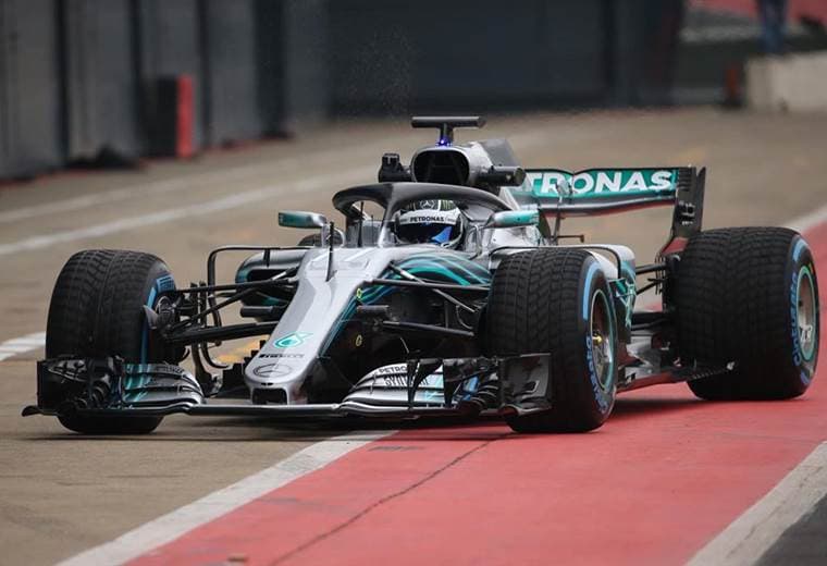 Mercedes presentó el monoplaza para la temporada 2018. 