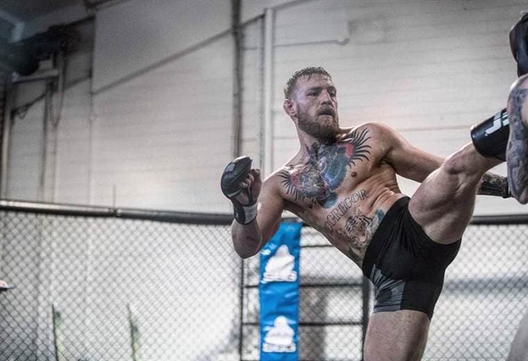 Conor McGregor, peleador irlandés de la UFC. 
