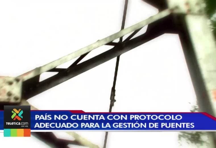 Costa Rica no cuenta con un protocolo adecuado para la gestión de puentes