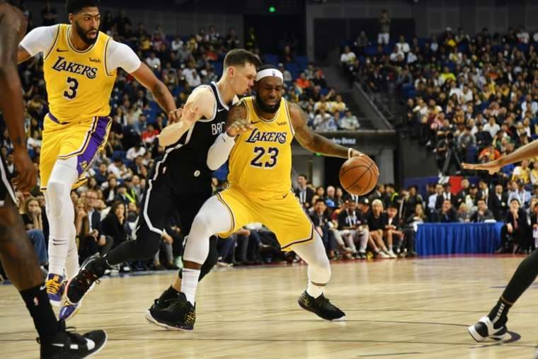 Lebron James de Los Angeles Lakers en la NBA | AFP