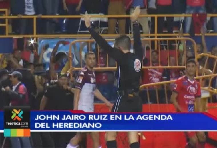 John Jairo Ruiz está en la agenda del Herediano