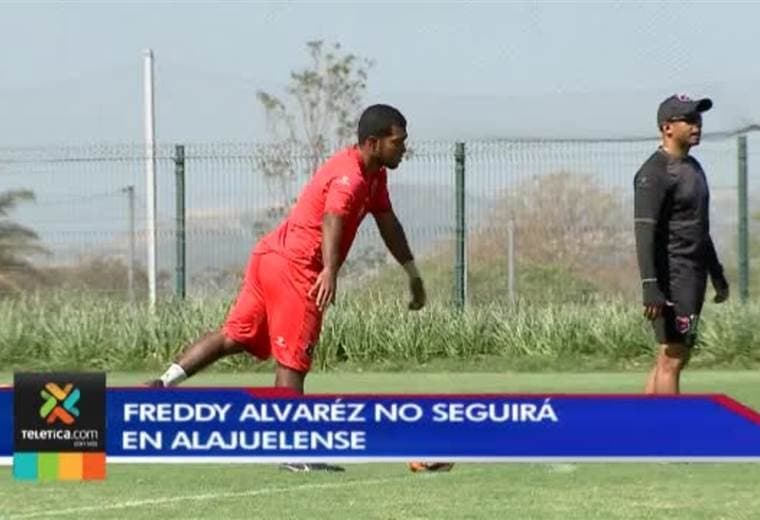 Freddy Álvarez es la tercera salida que reporta Alajuelense