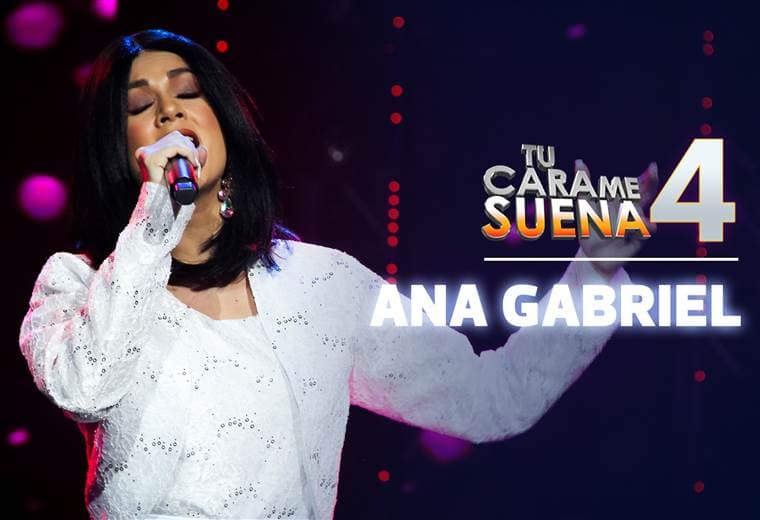 Valeria Sibaja cantó como Ana Gabriel en la gala 10 de Tu Cara Me Suena