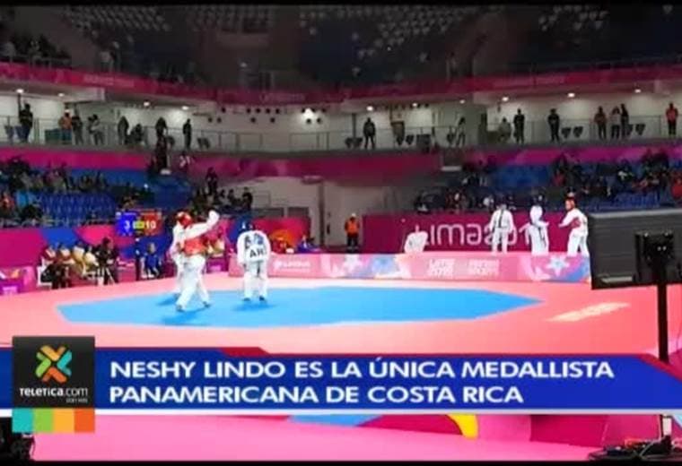 Neshy Lindo única medallista panamericana de Costa Rica