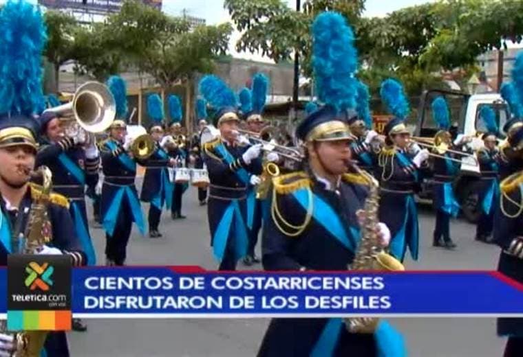 Desfiles San JoséLas calles de Costa Rica se llenaron de música, bailes y color patrio en el día de la Independencia