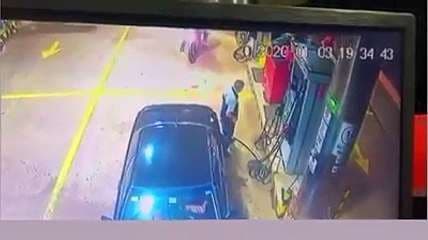 Vídeo: Intentaron asaltar gasolinera pero los recibieron a balazos