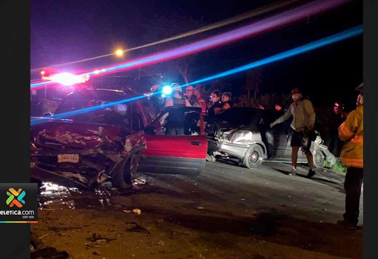Dos personas heridas tras triple choque en Palmares