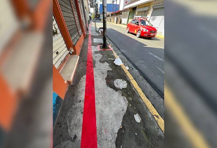 Municipalidad de San José sobre línea roja: "No genera ningún daño"
