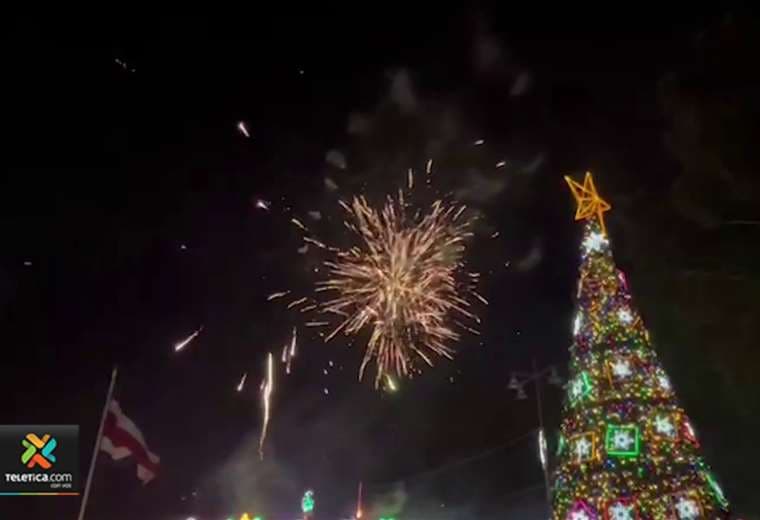 Poco más de 500 mil luces dan la bienvenida a la Navidad en Cartago