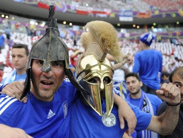 Aficionados de la Selección de Grecia |Archivo. 