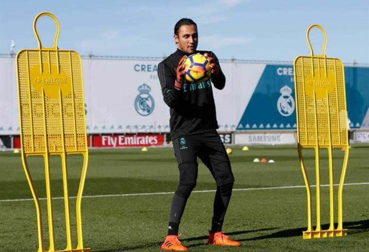 Keylor Navas continúa su proceso de recuperación en el Real Madrid