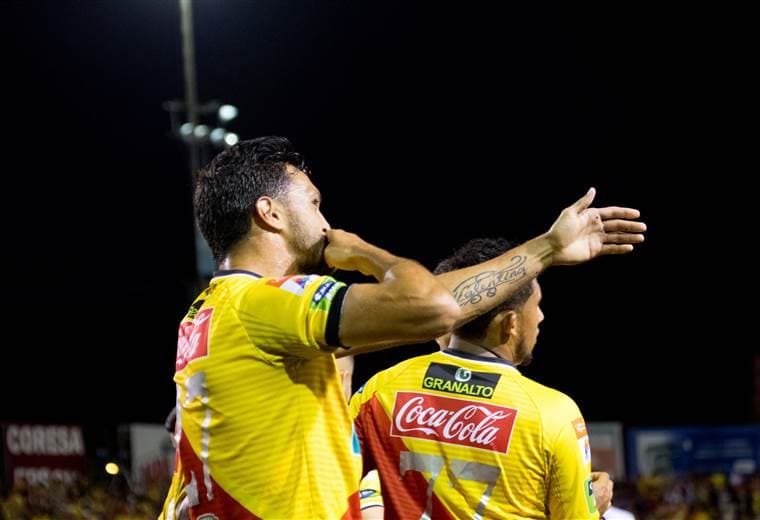 El mexicano Luis Ángel Landín abrió el marcador para los florenses |Prensa Club Sport Herediano. 
