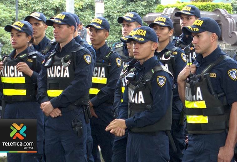 Más de 1.500 policías vigilan desde ya San José por pago de aguinaldo y fiestas navideñas