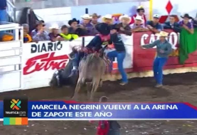 Marcela Negrini le pondrá alegría y emoción a los toros a la tica de Zapote