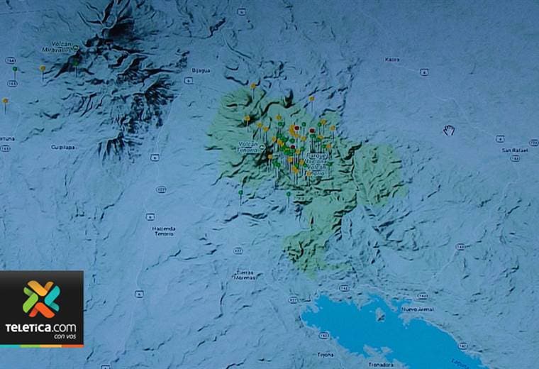 Red Sismológica contabilizó 505 sismos en nueve días en las faldas del volcán Tenorio