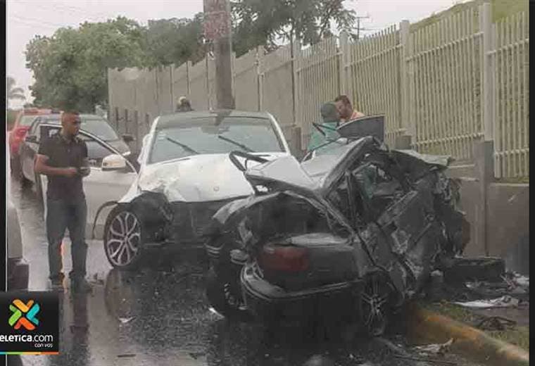 Homicidio y accidente de tránsito en cercanías del hospital de Heredia deja dos fallecidos