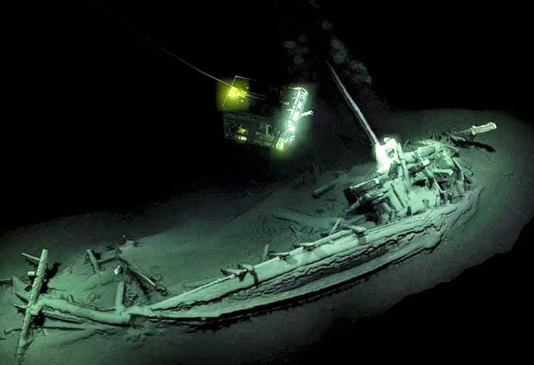 Mar Negro: encuentran "el naufragio intacto más antiguo del mundo"
