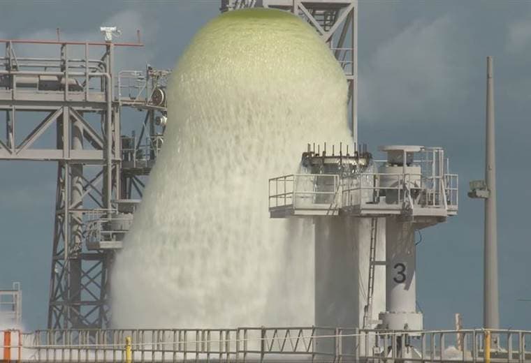 Los chorros de 1,7 millones de litros de agua que la NASA planea incluir en sus lanzamientos