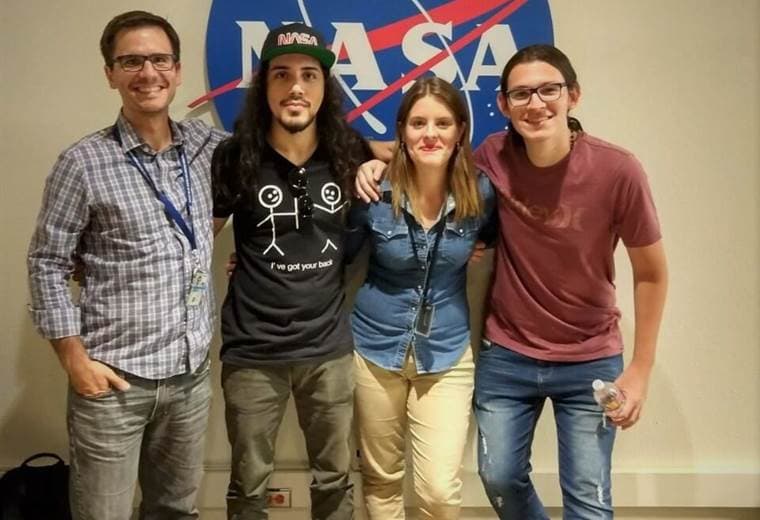 Tres jóvenes ticos se sumaron al diseño de la nueva generación de robots espaciales de la NASA