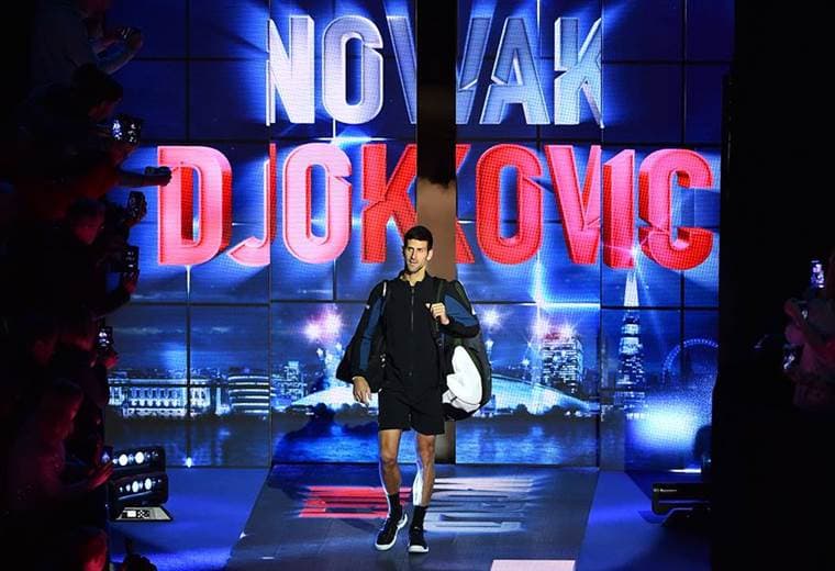 El tenista serbio Novak Djokovic. 