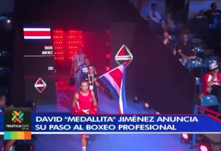 David 'Medallita' Jiménez cambia el boxeo olímpico por el profesional