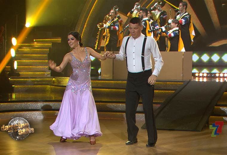 Óscar López bailó quickstep y contemporáneo en la novena gala de Dancing With The Stars
