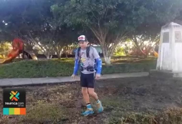 Deportista costarricense caminó 690 kilómetros de montaña por una buena causa
