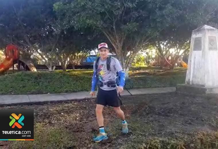 Deportista costarricense caminó 690 kilómetros en montaña por una buena causa