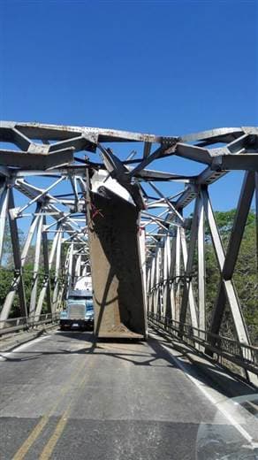 Paso por puente sobre el río Guacimal en la Interamericana norte se reabrirá a las 9 p.m.