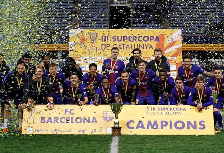 Barcelona gana la Supercopa de Cataluña al Espanyol en los penales