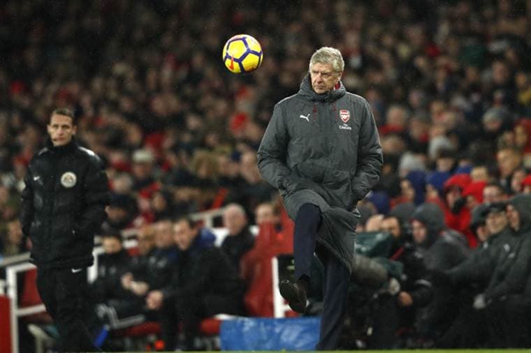 Arsene Wenger del Arsenal. AFP
