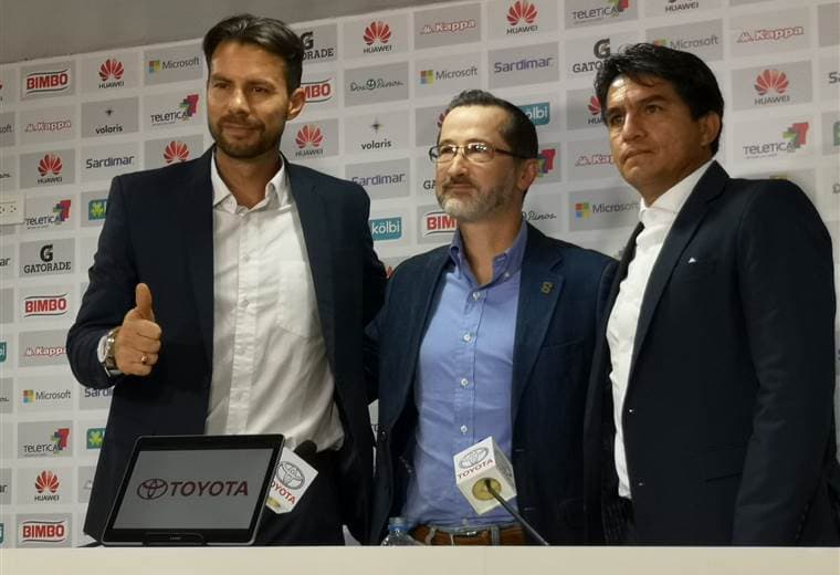 Víctor Cordero, Juan Carlos Rojas y Vladimir Quesada del Saprissa.| Saprissa