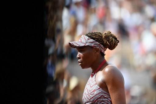 Venus Williams pierde en la primera ronda de Roland Garros